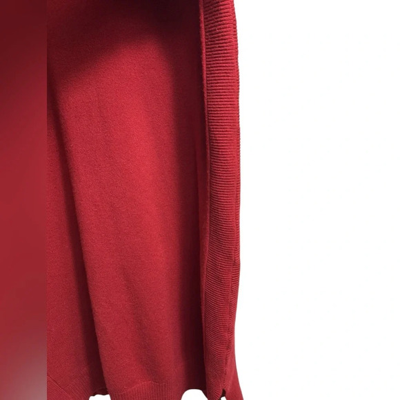 French Connection sweater turtleneck dress, M, burgundy, Office Winter Cozy - Picture 6 of 9